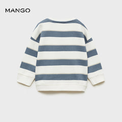 MANGO BLUE STRIPED KODAK SWEATSHIRT 3273