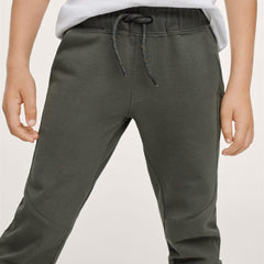 MANGO BOYS KHAKI COTTON JOGGER STYLE TROUSER 3254