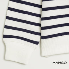 MANGO STRIPED ORGANIC COTTON SWEATSHIRT