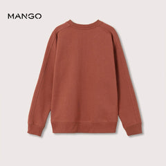 MANGO BURNT ORANGE MANHATTAN SWEATSHIRT 2506