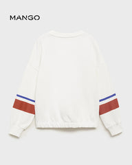 MANGO CAMPUS QUEENS PRINTED SWEATSHIRT 17013295