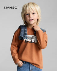 MANGO CARAMEL FUN & JOY T-SHIRT