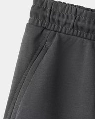 MANGO CHARCOAL BASIC COTTON BERMUDA SHORTS