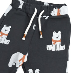 MANGO CHARCOAL BRUSHED COTTON SWEATSHIRT 2 PCS SET