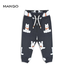 MANGO CHARCOAL BRUSHED COTTON SWEATSHIRT 2 PCS SET