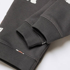 MANGO CHARCOAL BRUSHED COTTON SWEATSHIRT 2 PCS SET