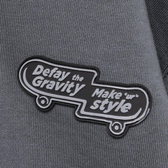 MANGO CHARCOAL COTTON BLEND GRAVITY SWEATSHIRT 77062921