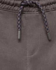 MANGO CHARCOAL COTTON SHORTS WITH DRAWSTRINGS 87085142