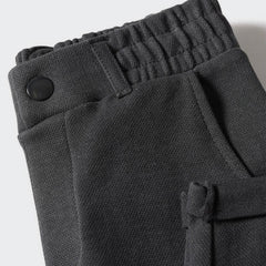 MANGO CHARCOAL ELASTIC WAIST STRAIGHT TROUSER 37075820