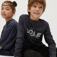 MANGO CHARCOAL FINAL RACE PRINTED TSHIRT
