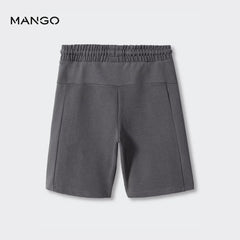 MANGO CHARCOAL OTTO BERMUDA SHORTS