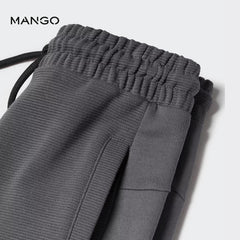 MANGO CHARCOAL OTTO BERMUDA SHORTS