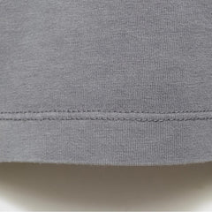 MANGO CHARCOAL PRINTED COTTON BLEND T-SHIRT