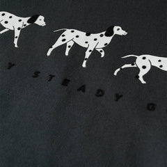 MANGO CHARCOAL READY STEADY PRINTED COTTON SWEATSHIRT