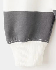 MANGO CHARCOAL STRIPED SWEATSHIRT WITH JOGGER SET