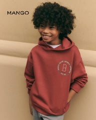 MANGO CHERRY EMBROIDERED DETAIL HOODED SWEATSHIRT 77017930
