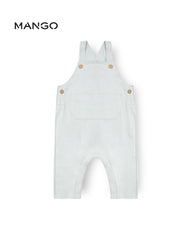 MANGO COTTON DUNGAREE WITH KANGAROO POCKET