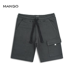 MANGO DARK GREY CARGO SHORTS
