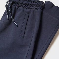 MANGO DARK NAVY DRAWSTRING JOGGER TROUSER 57001041