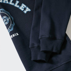 MANGO DARK NAVY EMBROIDERED MESSAGE SWEATSHIRT 37058257