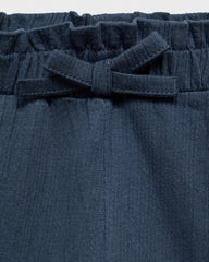 MANGO DARK NAVY STAIGH BOW TROUSER 87065962