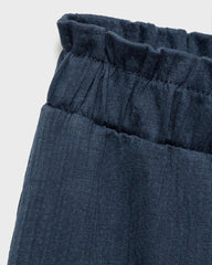 MANGO DARK NAVY STAIGH BOW TROUSER 87065962