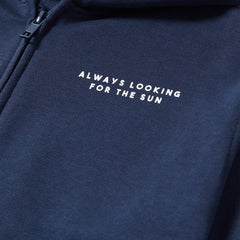 MANGO DARK NAVY ZIP SWEATSHIRT HOODIE 77836