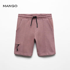 MANGO BAZAAR ELASTIC WAIST BERMUDA SHORTS 67067711