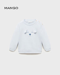 MANGO EMBOSSED EMBELLISHMENT SWEATSHIRT 87041057