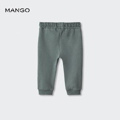 MANGO FOREST GREEN JOGGER STYLE TROUSER 72884