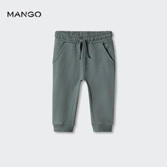 MANGO FOREST GREEN JOGGER STYLE TROUSER 72884