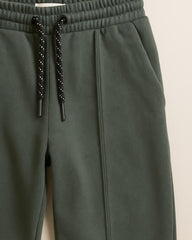 MANGO FOREST GREEN LOOSE FIT TROUSER