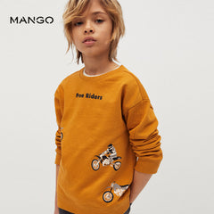 MANGO FREE RIDERS PRINTED SWEATSHIRT