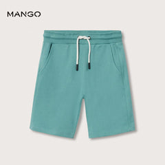 MANGO GREEN BERMUDA SHORTS 026