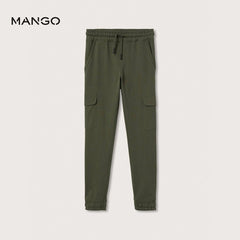 MANGO GREEN CARGO JOGGER TROUSER 27042002