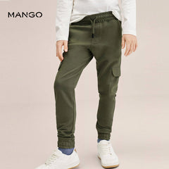 MANGO GREEN CARGO JOGGER TROUSER 27042002