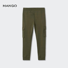 MANGO GREEN CARGO JOGGER TROUSER 37087716