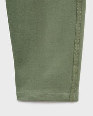 MANGO GREEN COTTON DRAWSTRING JOGGER TROUSER 17075153