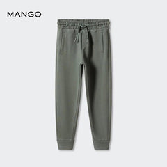 MANGO GREEN DRAWSTRING JOGGER TROUSER 57001041