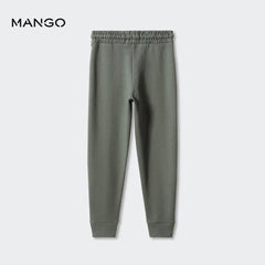 MANGO GREEN DRAWSTRING JOGGER TROUSER 57001041