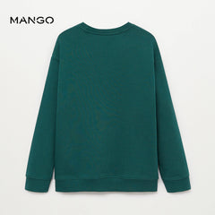 MANGO GREEN KING OF RING SWEATSHIRT