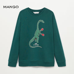 MANGO GREEN KING OF RING SWEATSHIRT