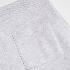 MANGO GREY COTTON SHORTS WITH ELASTIC WAIST 67044783