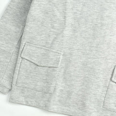 MANGO GREY DUAL POCKET SWEATSHIRT