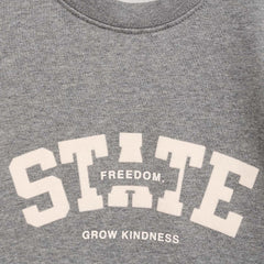 MANGO GREY FREEDOM SWEATSHIRT 77017931