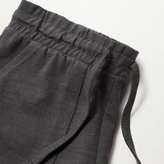 MANGO GREY JOGGER COTTON BERMUDA SHORTS