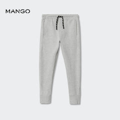 MANGO GREY JOGGER FIT TROUSER 37084757