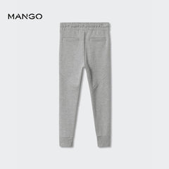 MANGO GREY JOGGER TROUSER WITH SEAMS 3253