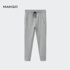 MANGO GREY JOGGER TROUSER WITH SEAMS 3253