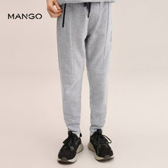 MANGO GREY MESSAGE JOGGER TROUSER 27063262